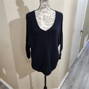 Express zippered back‎ Dolman sleeve scoop neck sweater size medium